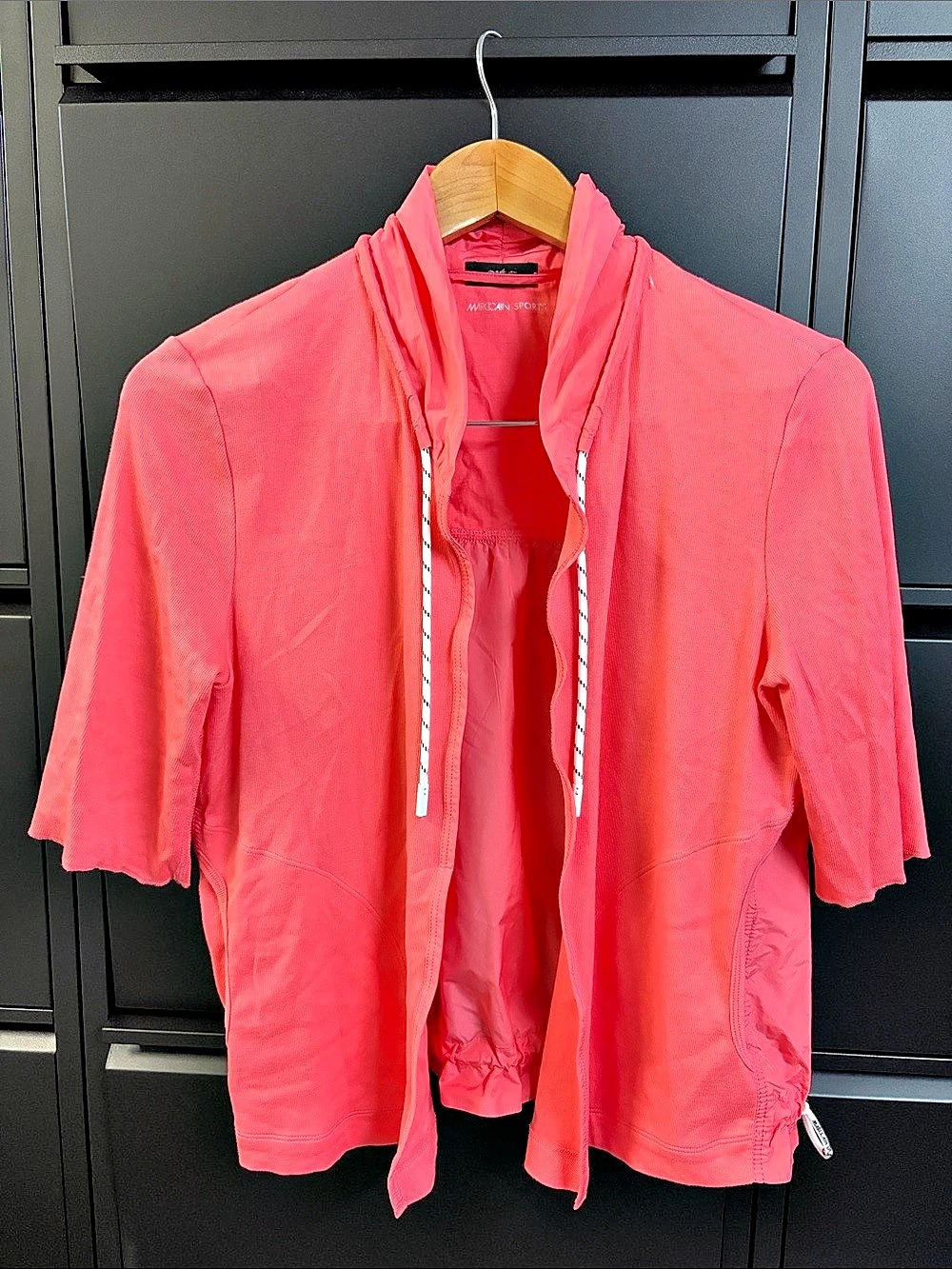 MarcCain Women's Lightweight Hooded Jacket Pink
